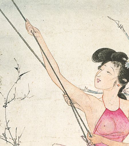 新邵-胡也佛的仕女画和最知名的金瓶梅秘戏图